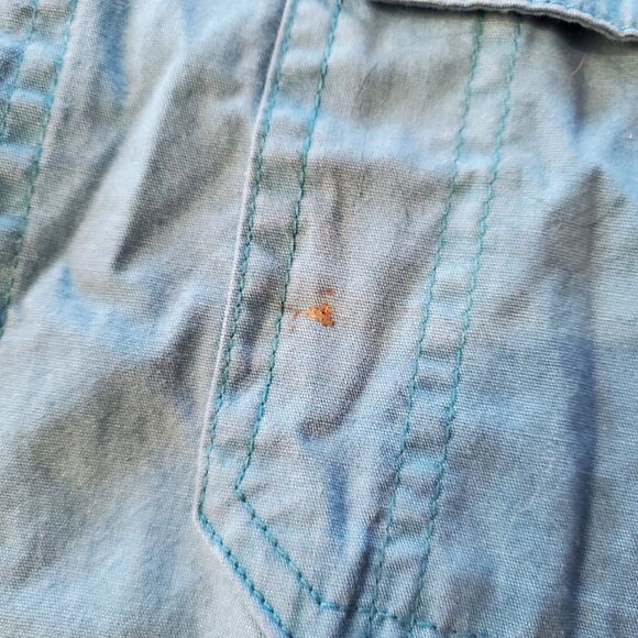 2 Men's Great Northwest XL Button Up Short Sleece Work Shirts - Picture 2 of 6